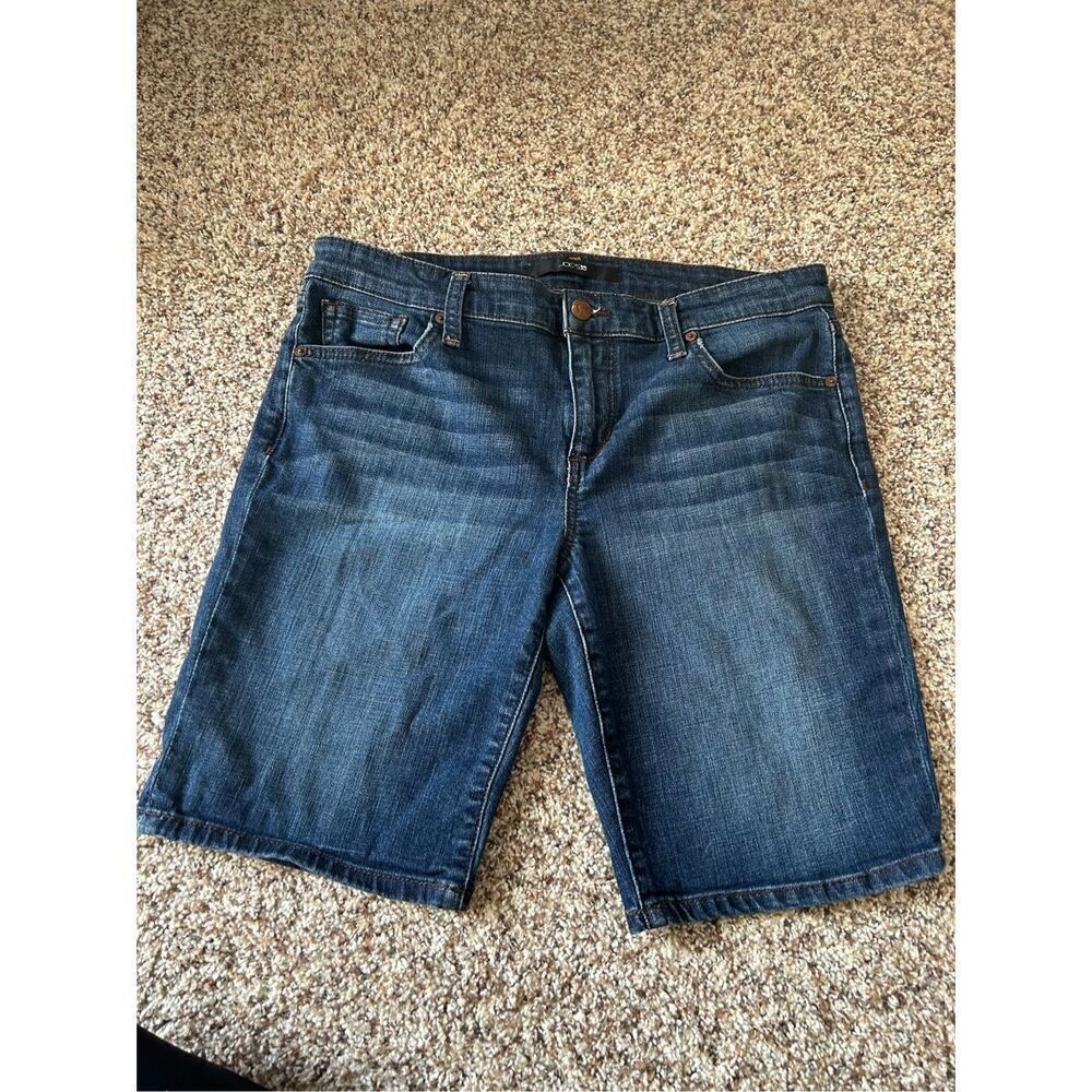 Joe’s Jean Bermuda Denim Shorts￼Dark Wash Size 28 99% Cotton